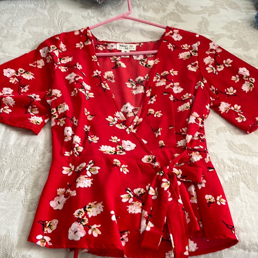 Wrapper blouse
